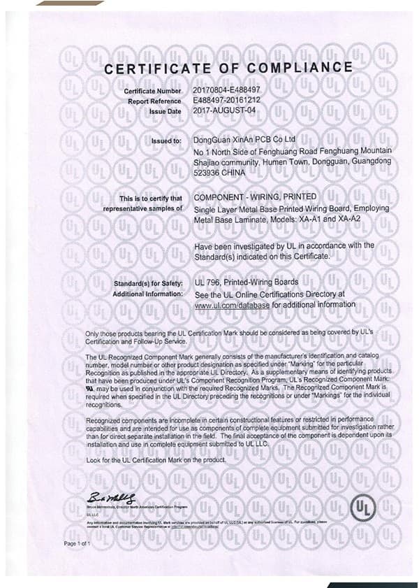 IATF 16949 certificate